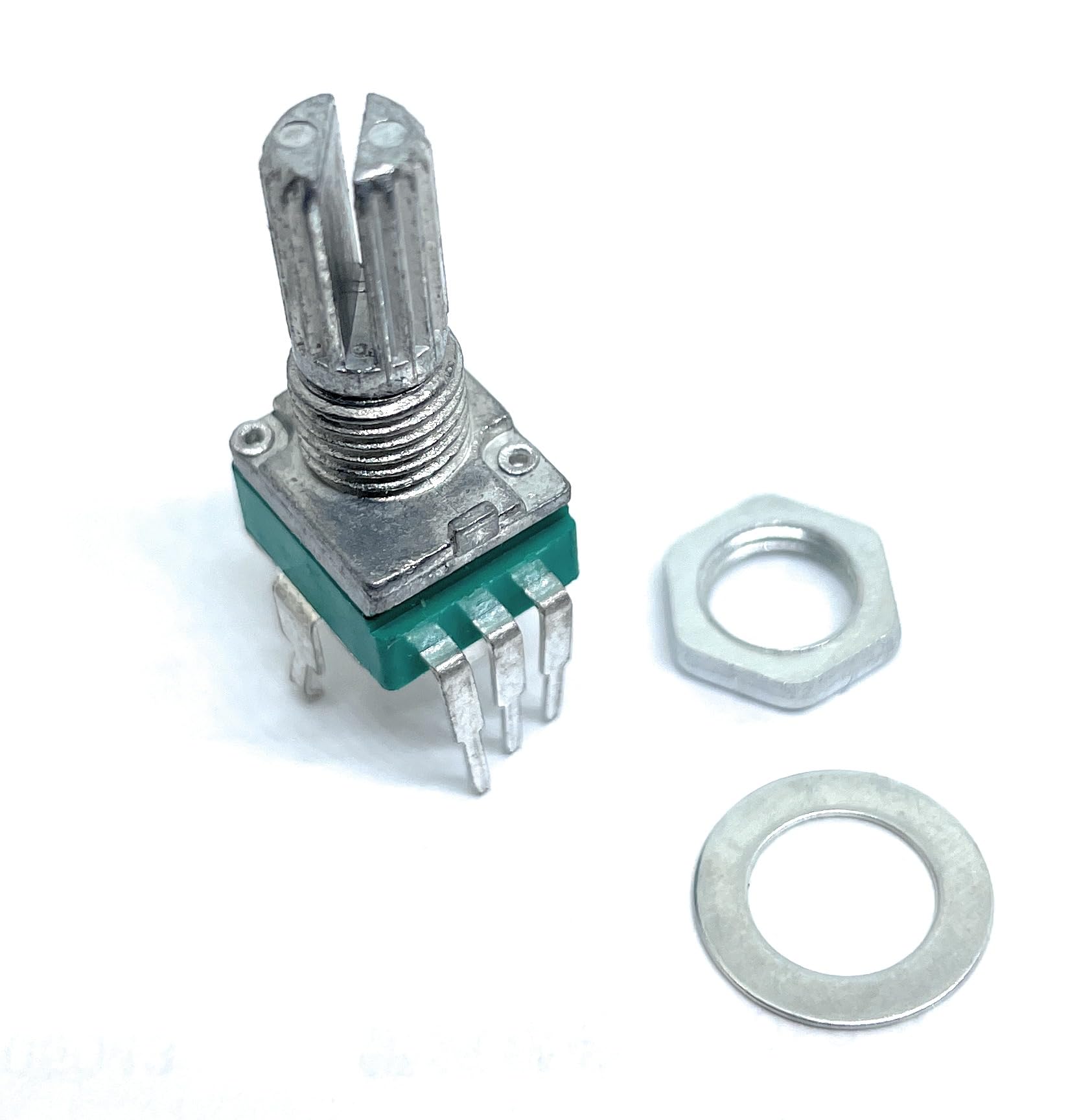 Amazon.co.jp: 9型 金属軸ロータリー・ボリューム (可変抵抗器) R097